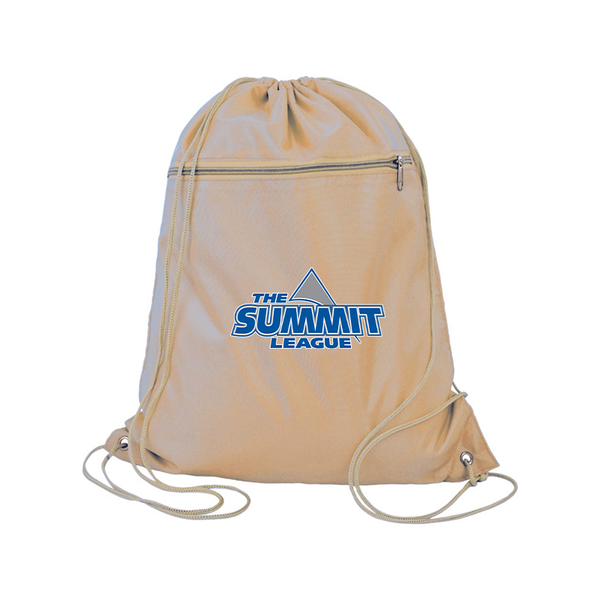 The Summit League Q-Tees - Polyester Cinchpack
