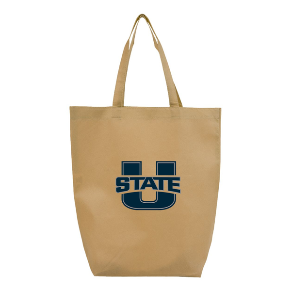 Utah State Aggies  Q-Tees Non-Woven Gusset Bottom Tote