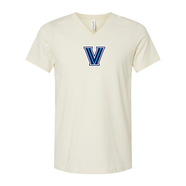 Villanova Wildcats BELLA  CANVAS - Jersey V-Neck T-Shirt