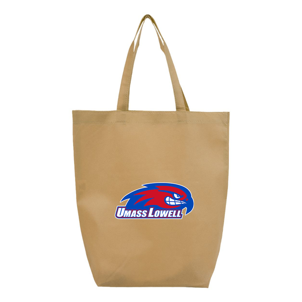 UMass Lowell River Hawks  Q-Tees Non-Woven Gusset Bottom Tote