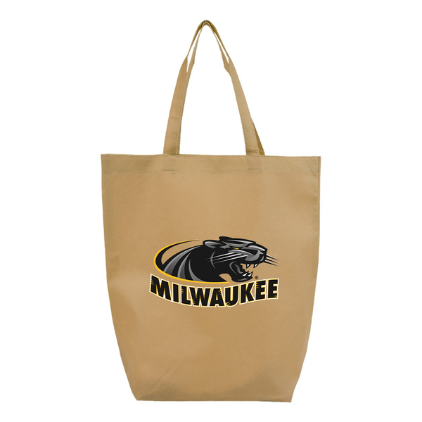 Wisconsin Milwaukee Panthers Q-Tees Non-Woven Gusset Bottom Tote