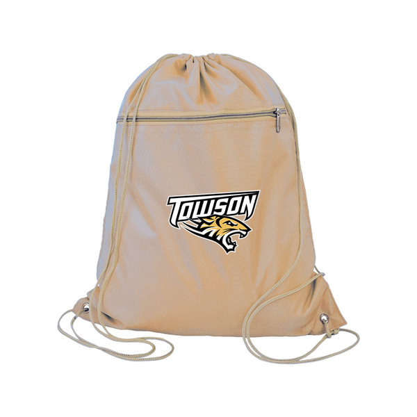Towson Tigers Q-Tees - Polyester Cinchpack