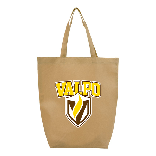 Valparaiso Crusaders Q-Tees Non-Woven Gusset Bottom Tote