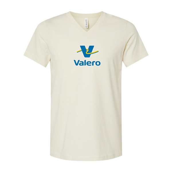 Valero Gas Station BELLA  CANVAS - Jersey V-Neck T-Shirt
