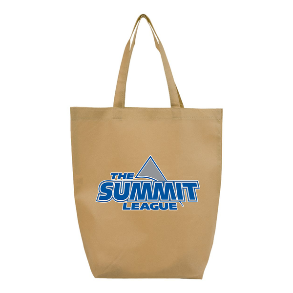 The Summit League Q-Tees Non-Woven Gusset Bottom Tote