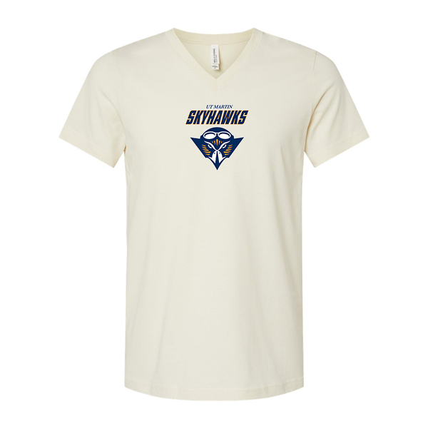 Tennessee Martin Skyhawks BELLA  CANVAS - Jersey V-Neck T-Shirt