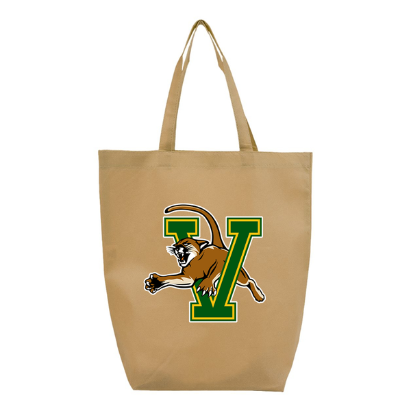 Vermont Catamounts Q-Tees Non-Woven Gusset Bottom Tote