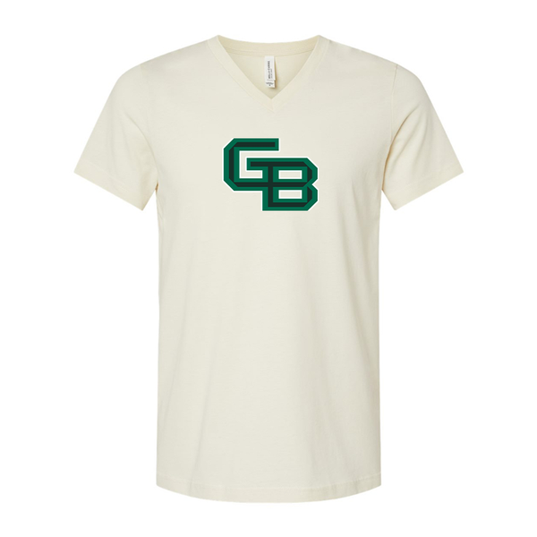 Wisconsin Green Bay Phoenix BELLA  CANVAS - Jersey V-Neck T-Shirt