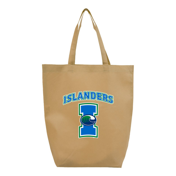 Texas AM CC Islanders  Q-Tees Non-Woven Gusset Bottom Tote
