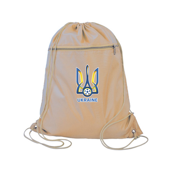 Ukraine National Football Soccer Team Q-Tees - Polyester Cinchpack