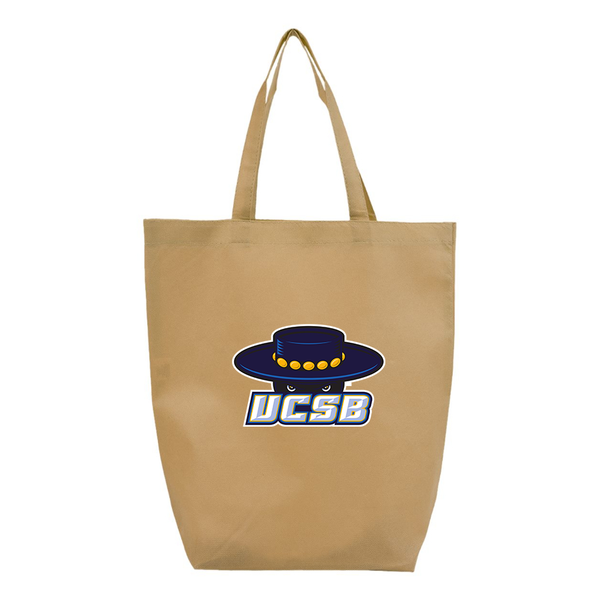 UCSB Gauchos Q-Tees Non-Woven Gusset Bottom Tote