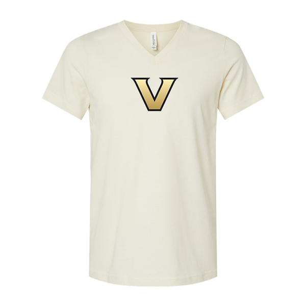 Vanderbilt Commodores BELLA  CANVAS - Jersey V-Neck T-Shirt