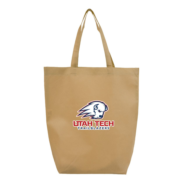 Utah Tech Trailblazers Q-Tees Non-Woven Gusset Bottom Tote