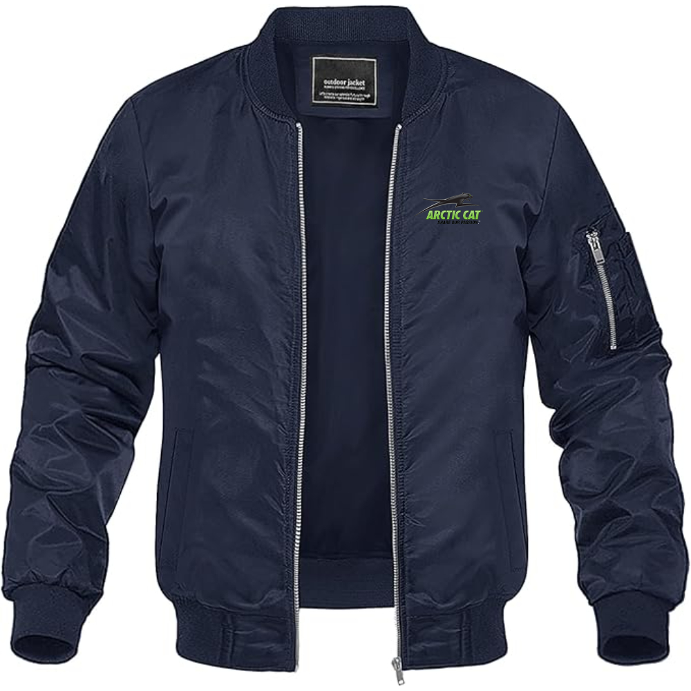 Men's Arctic Cat Logo Lightweight Bomber Jacket