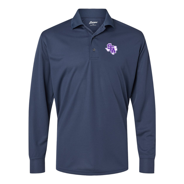 Men's   Stephen F. Austin Lumberjacks  Paragon Prescott Long Sleeve Polo