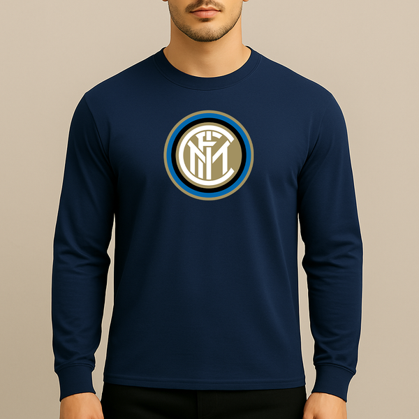 Men's Inter Milan Soccer Long Sleeve T-Shirt