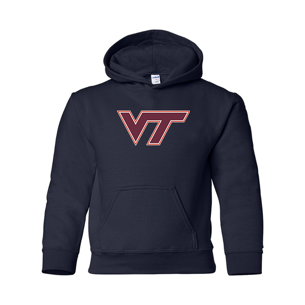 Youth  Virginia Tech Hokies  Gildan Heavy Blend  Hooded Sweatshirt