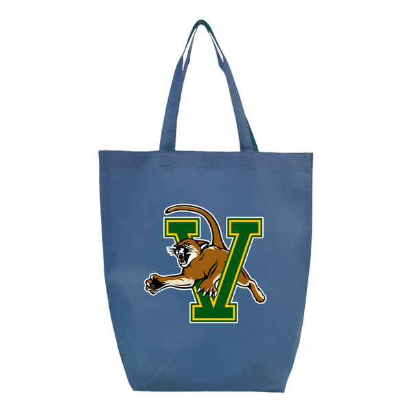 Vermont Catamounts Q-Tees Non-Woven Gusset Bottom Tote