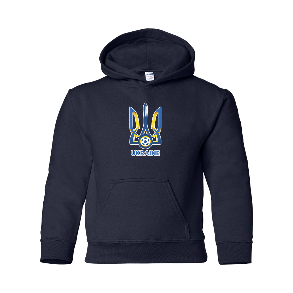 Youth Ukraine National Football Soccer Team Pullover Hoodie