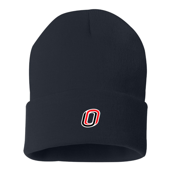 Nebraska Omaha Mavericks Logo Beanie Hat