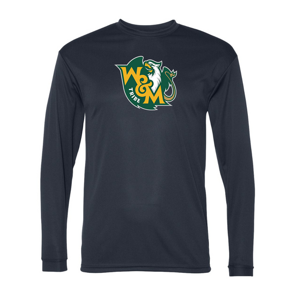Men's William and Mary Tribe Performance Long Sleeve T-Shirt