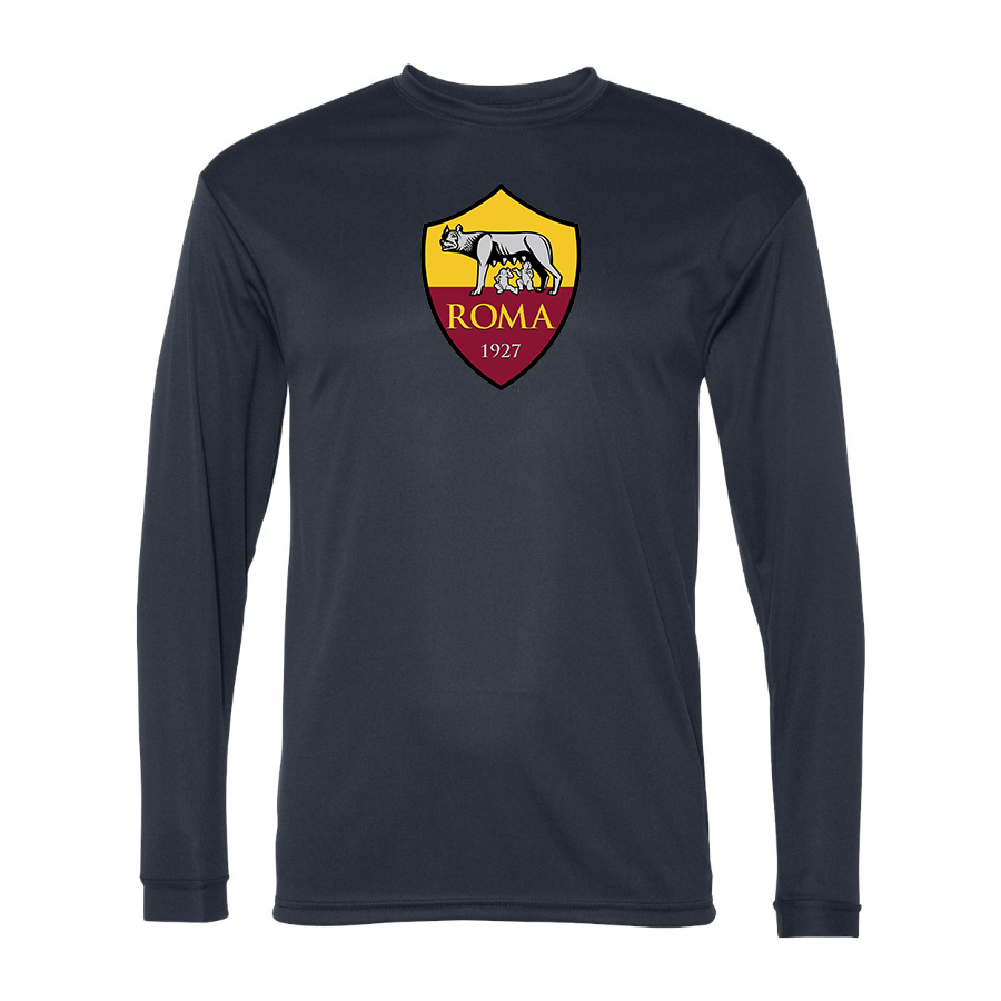 AS Roma FC Polyester Long Sleeve T-Shirt
