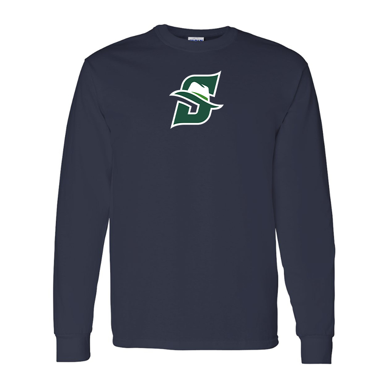 Men's Stetson Hatters Gildan Heavy Cotton Long Sleeve T-Shirt