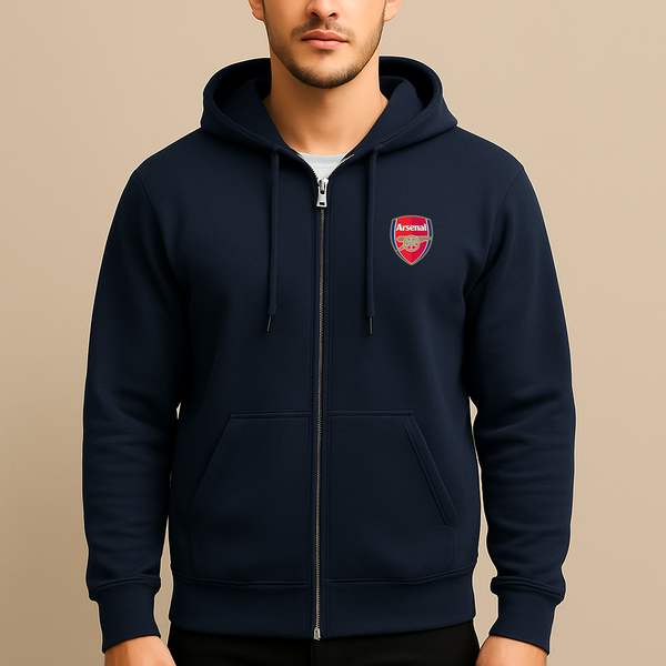Men's Arsenal Soccer Zipper Hoodie