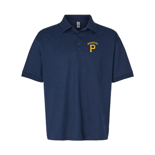 Men's Bristol Pirates  Logo Dry Blend Polo