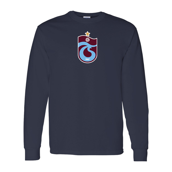 Men's Trabzonspor Soccer Gildan Heavy Cotton Long Sleeve T-Shirt
