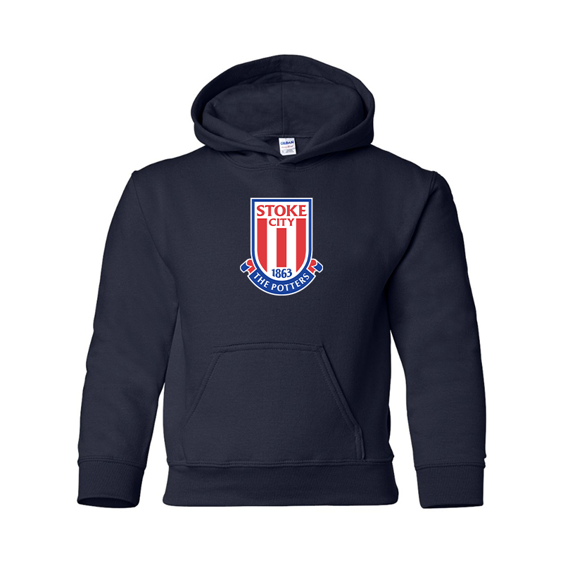 Youth Stoke City Soccer  Pullover Hoodie