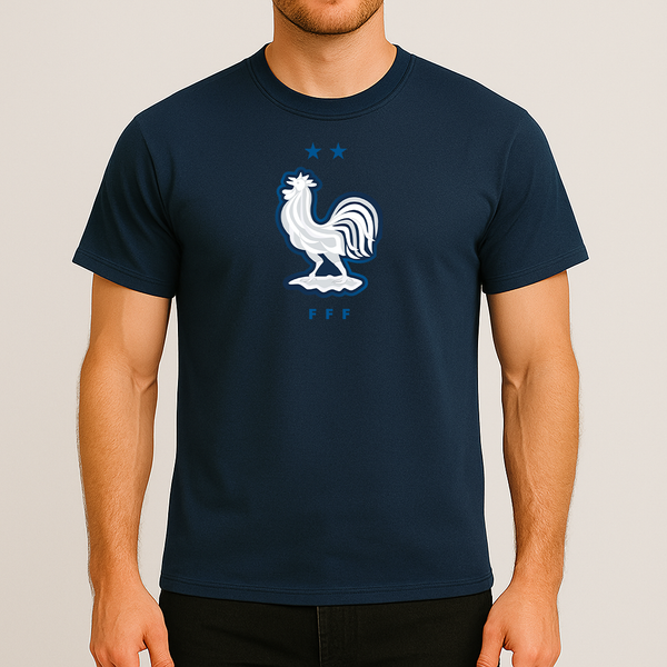 Men's France National Soccer Team Cotton T-Shirt