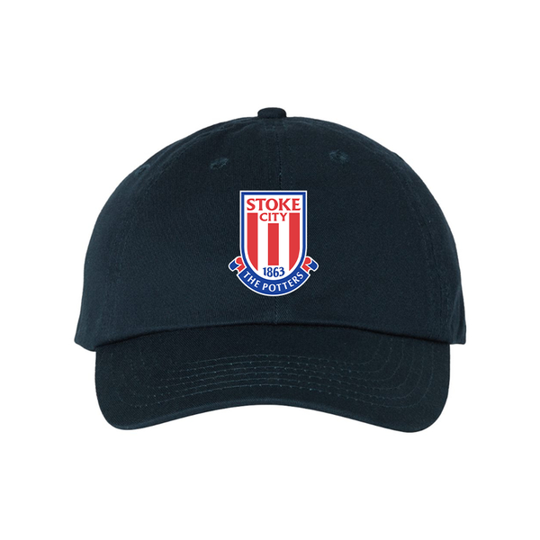 Stoke City Soccer  Valucap Adult Bio-Washed Classic Dad Hat