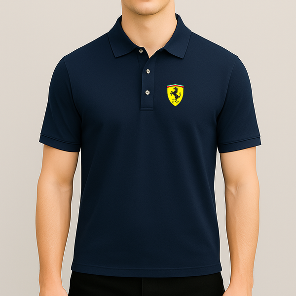 Men’s Ferrari Motorsport Car Dry Blend Polo