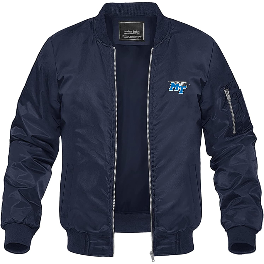 Men's Middle Tennessee Blue Raiders Lightweight Bomber Jacket