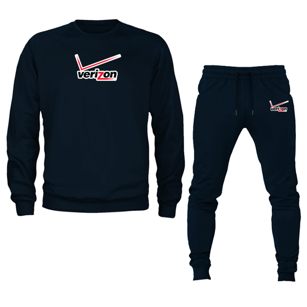 Men's Verizon Wireless  Crewneck Sweatshirt Joggers Suit