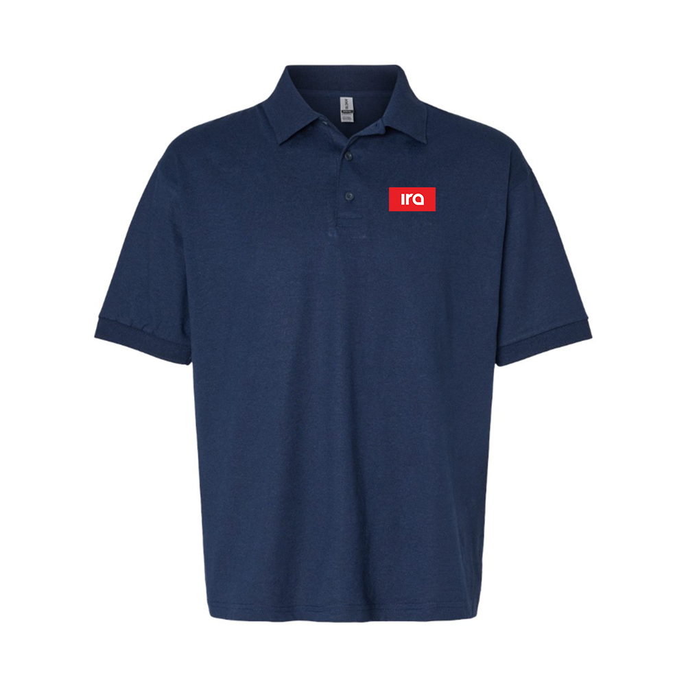 Men's IRA Logo Dry Blend Polo - Navy