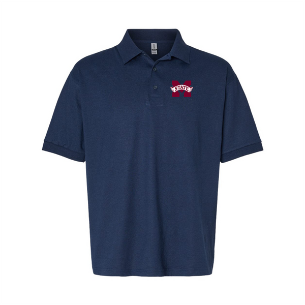 Men's Mississippi State Bulldogs Logo Dry Blend Polo