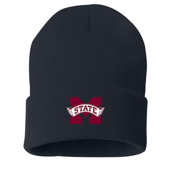 Mississippi State Bulldogs Logo Beanie Hat