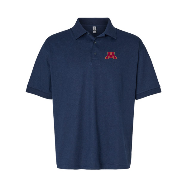 Men's Minnesota Golden Gophers Logo  Dry Blend Polo
