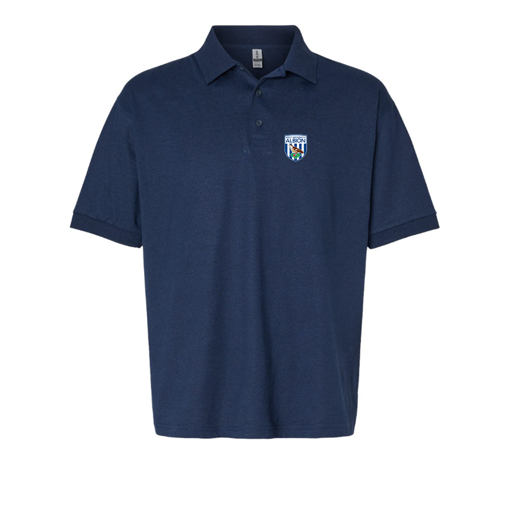 Men's West Bromwich Albion Soccer Dry Blend Polo - Navy