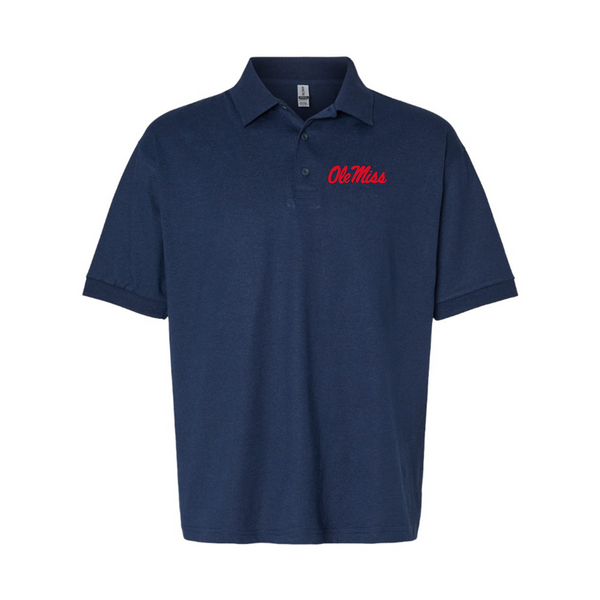 Men's Mississippi Rebels  Logo  Dry Blend Polo