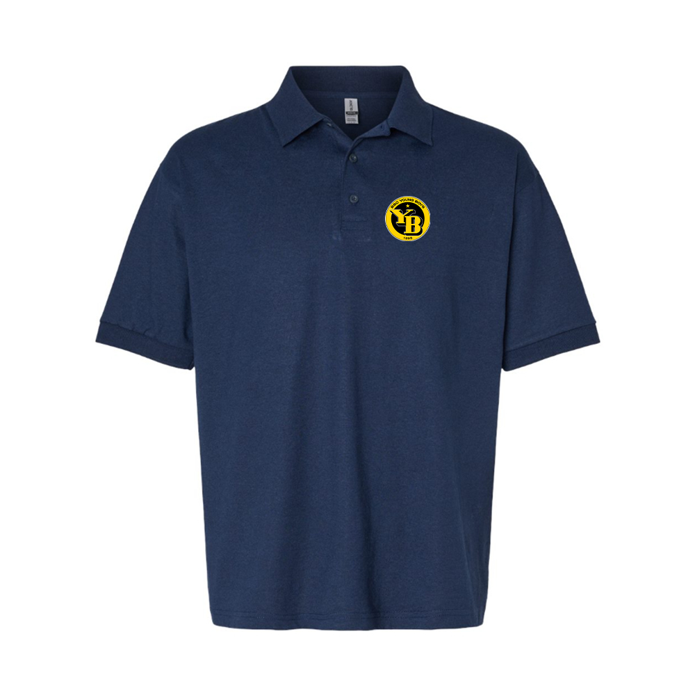 Men's Young Boys Soccer Dry Blend Polo - Navy
