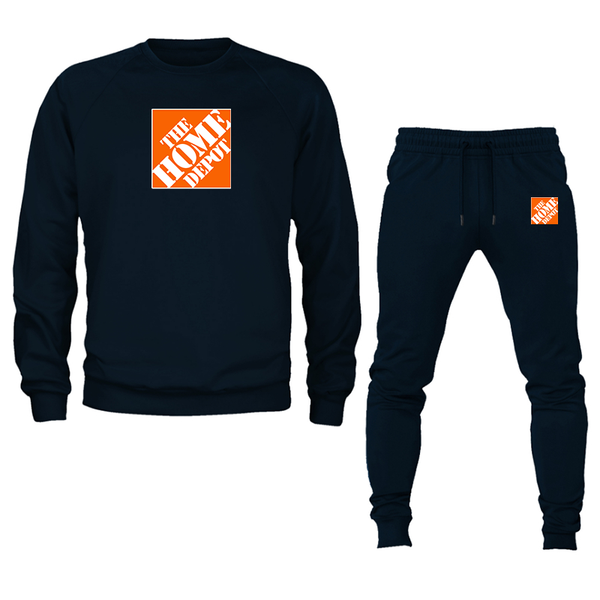 Men's The Home Depot Crewneck Sweatshirt Joggers Suit
