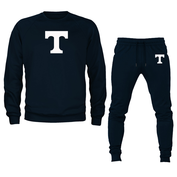 Men's Tennessee Volunteers Crewneck Sweatshirt Joggers Suit