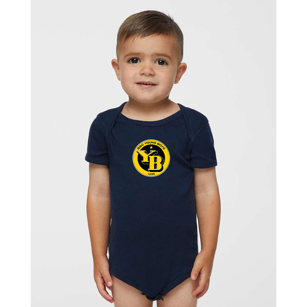 Young Boys Soccer   Rabbit Skins Infant Baby Rib Bodysuit