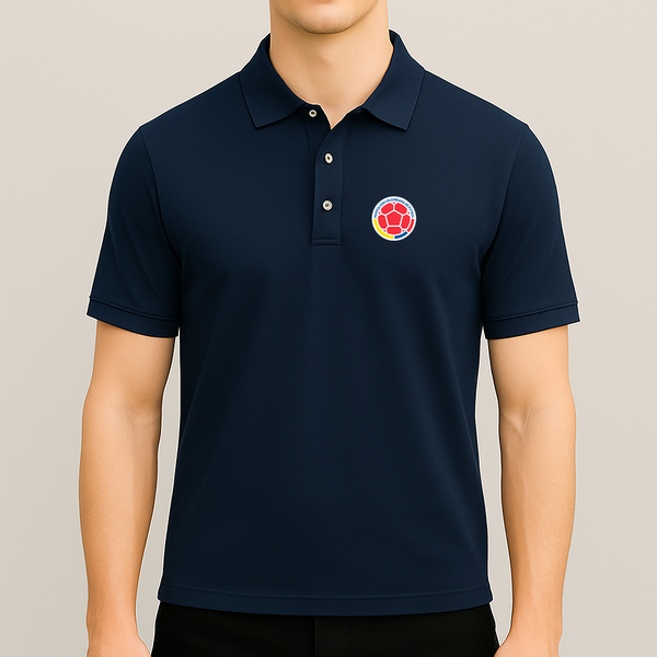 Men's Colombia National Soccer Team Dry Blend Polo