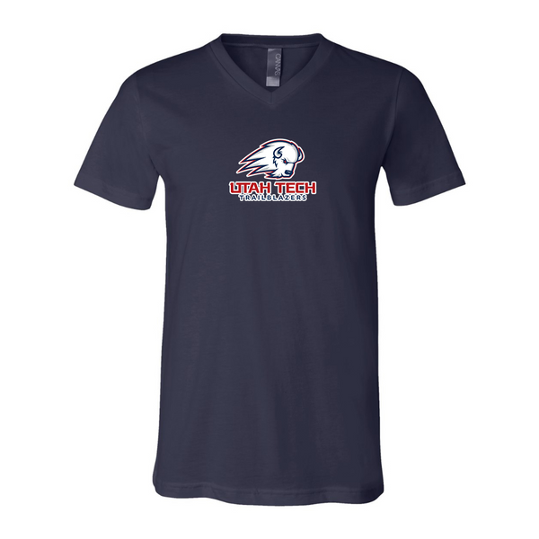 Utah Tech Trailblazers BELLA  CANVAS - Jersey V-Neck T-Shirt