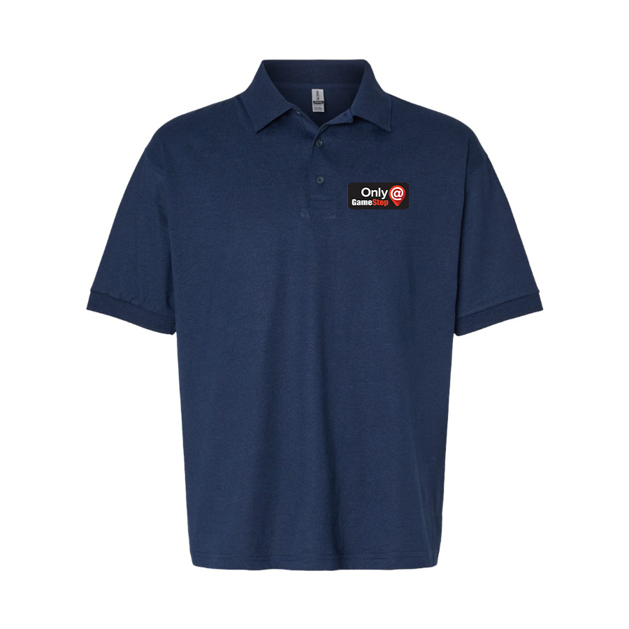 Men's Only at GameStop Banner Dry Blend Polo - Navy