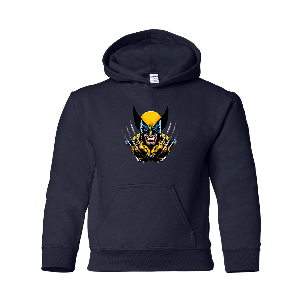 Youth Wolverine 2025 Art  Pullover Hoodie